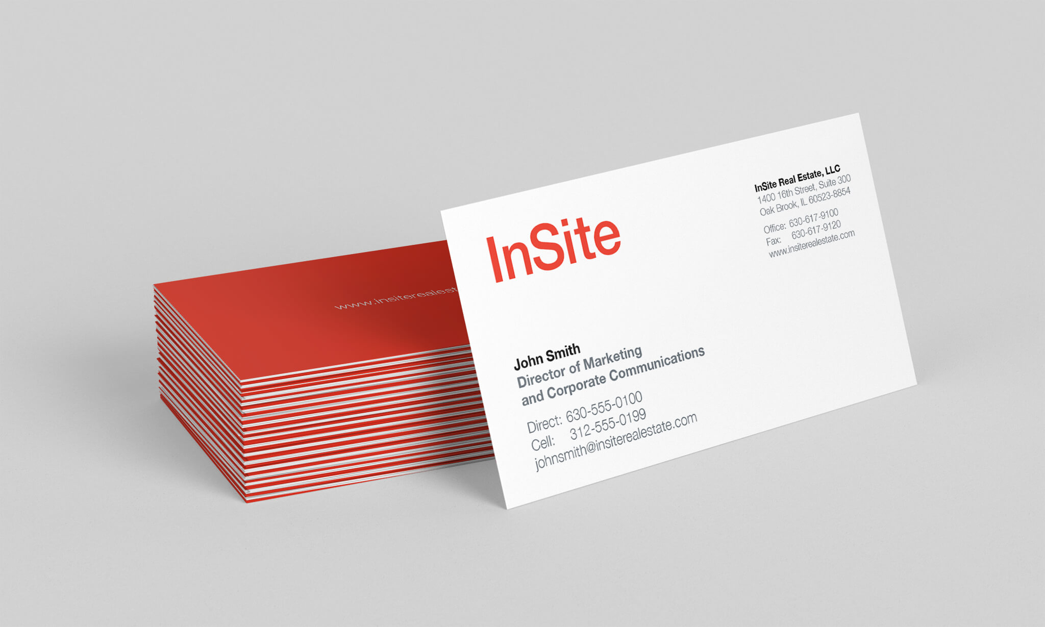 InSite Real Estate Business Cards