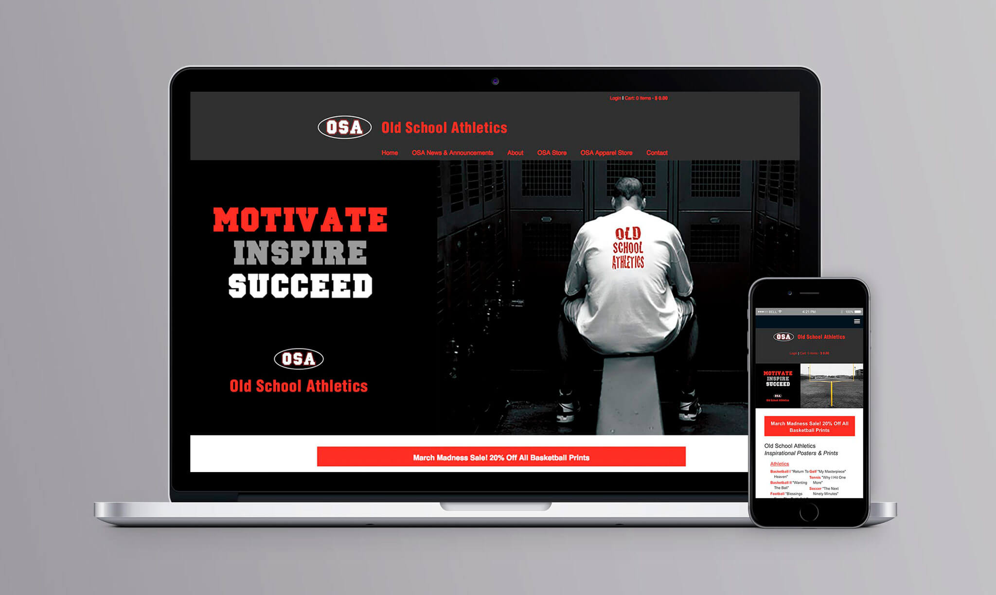 Old School Athletics Website