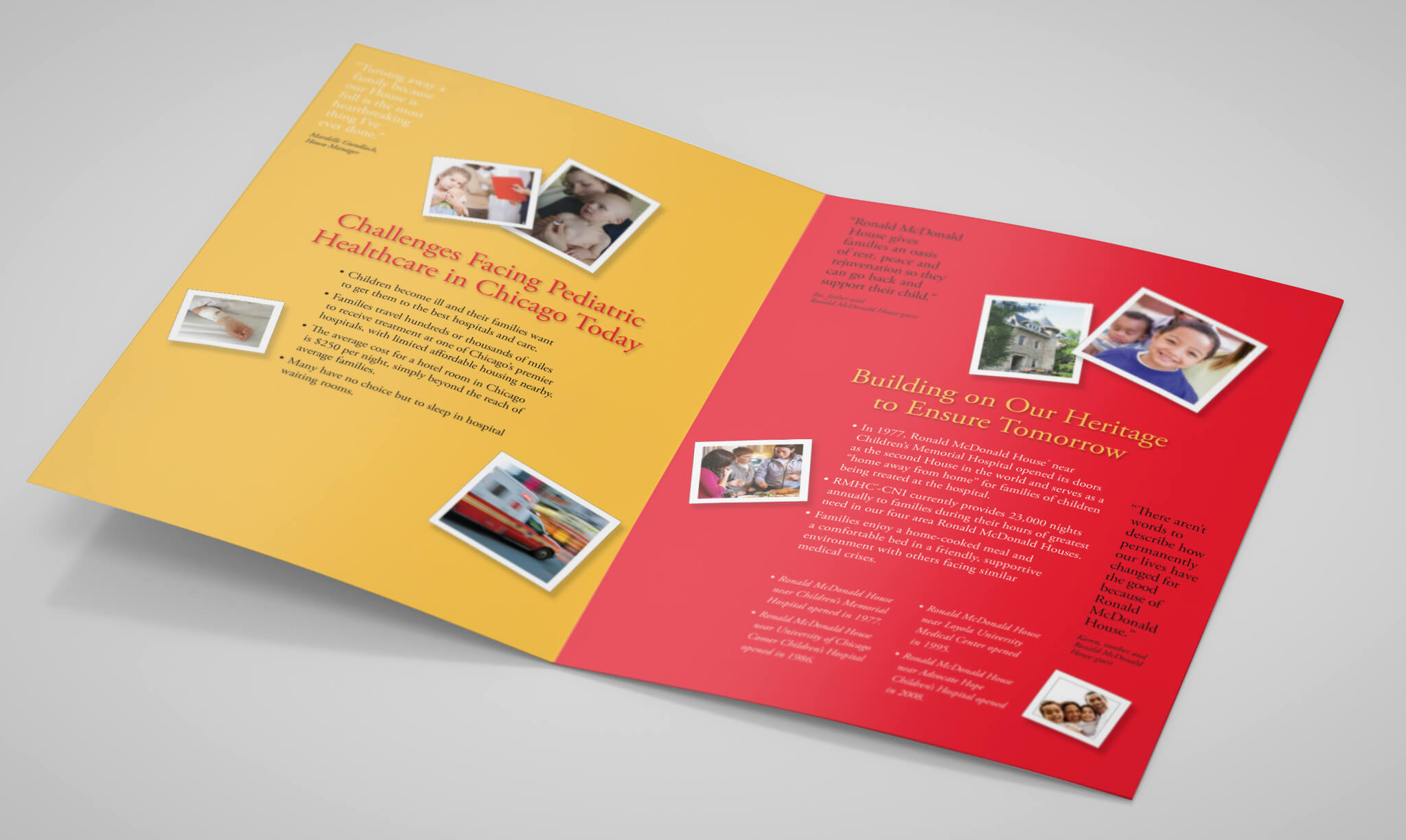 Ronald McDonald Charities House Brochure Inside