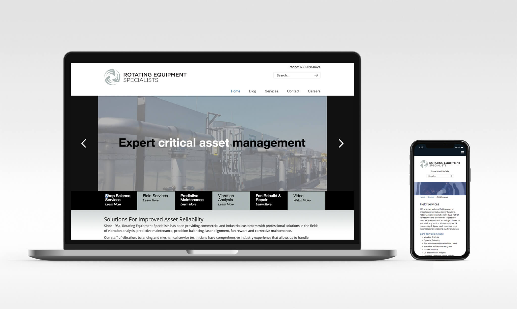 Rotating Equipment Specialists Website