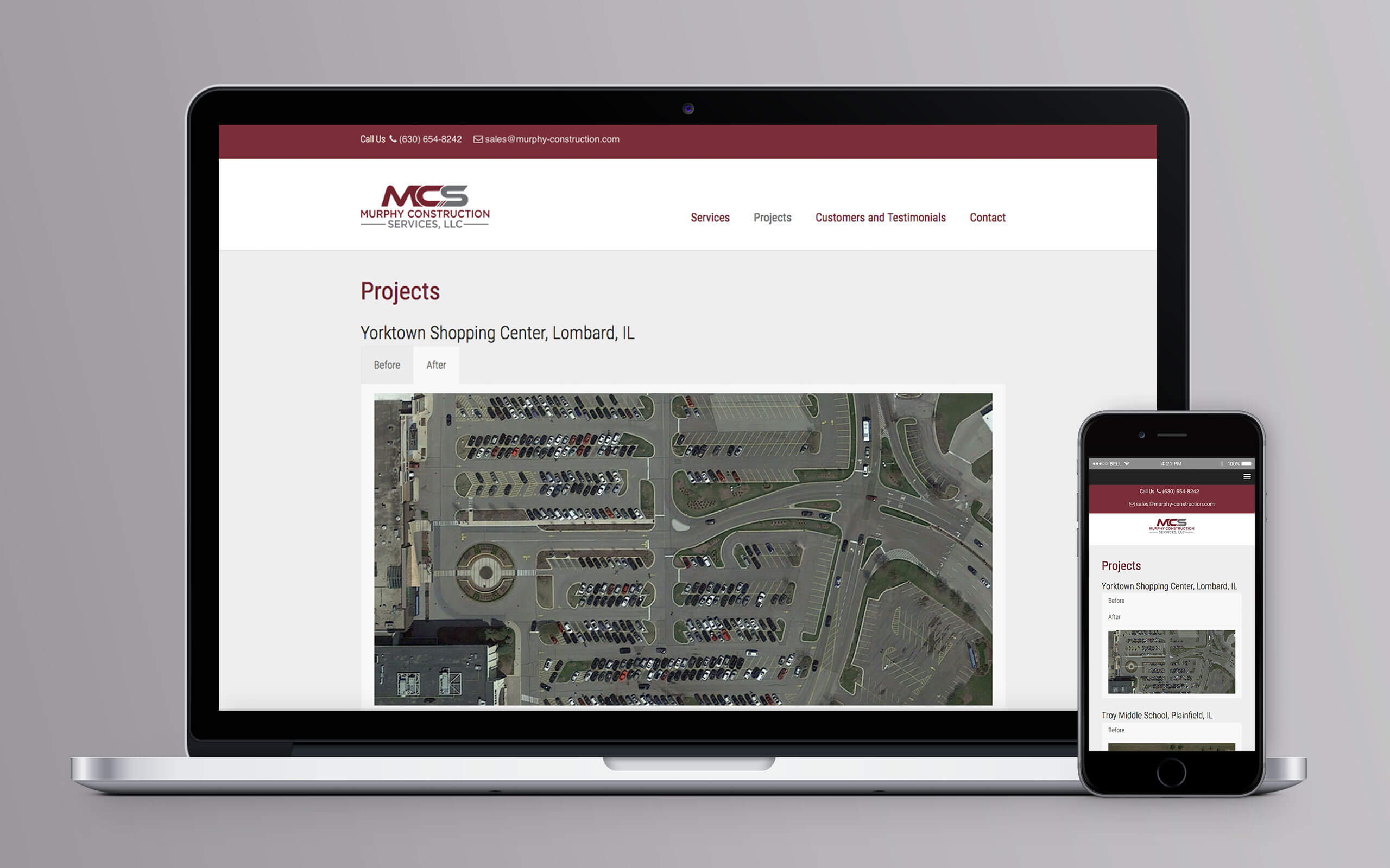 Murphy Construction Website Projects