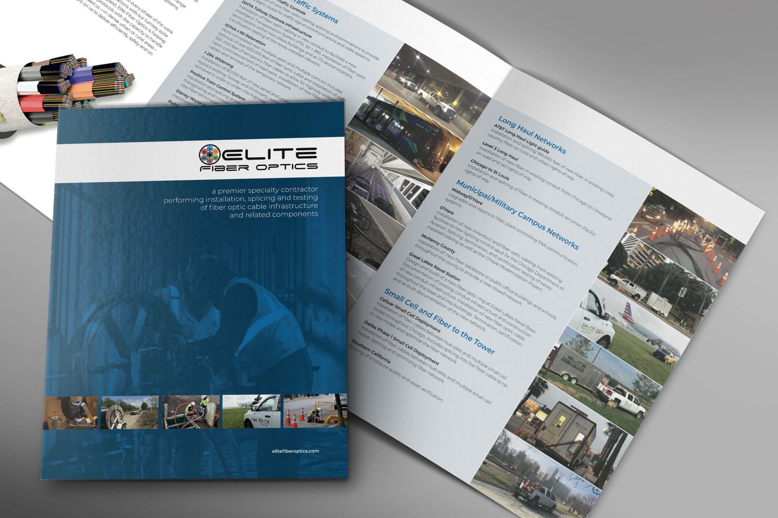 Elite Fiber Optics Icon Brochure