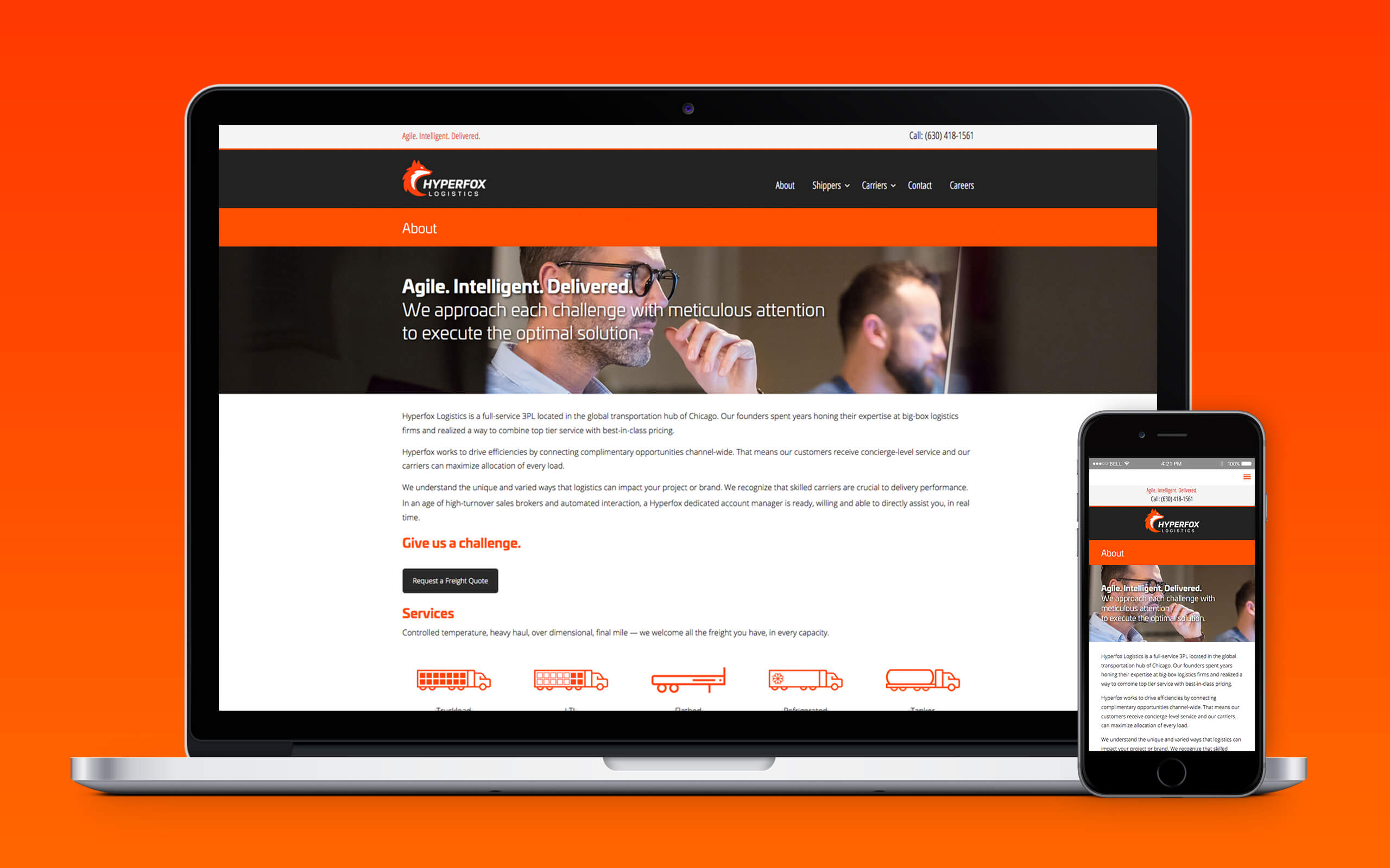 Hyperfox Logistics Website About