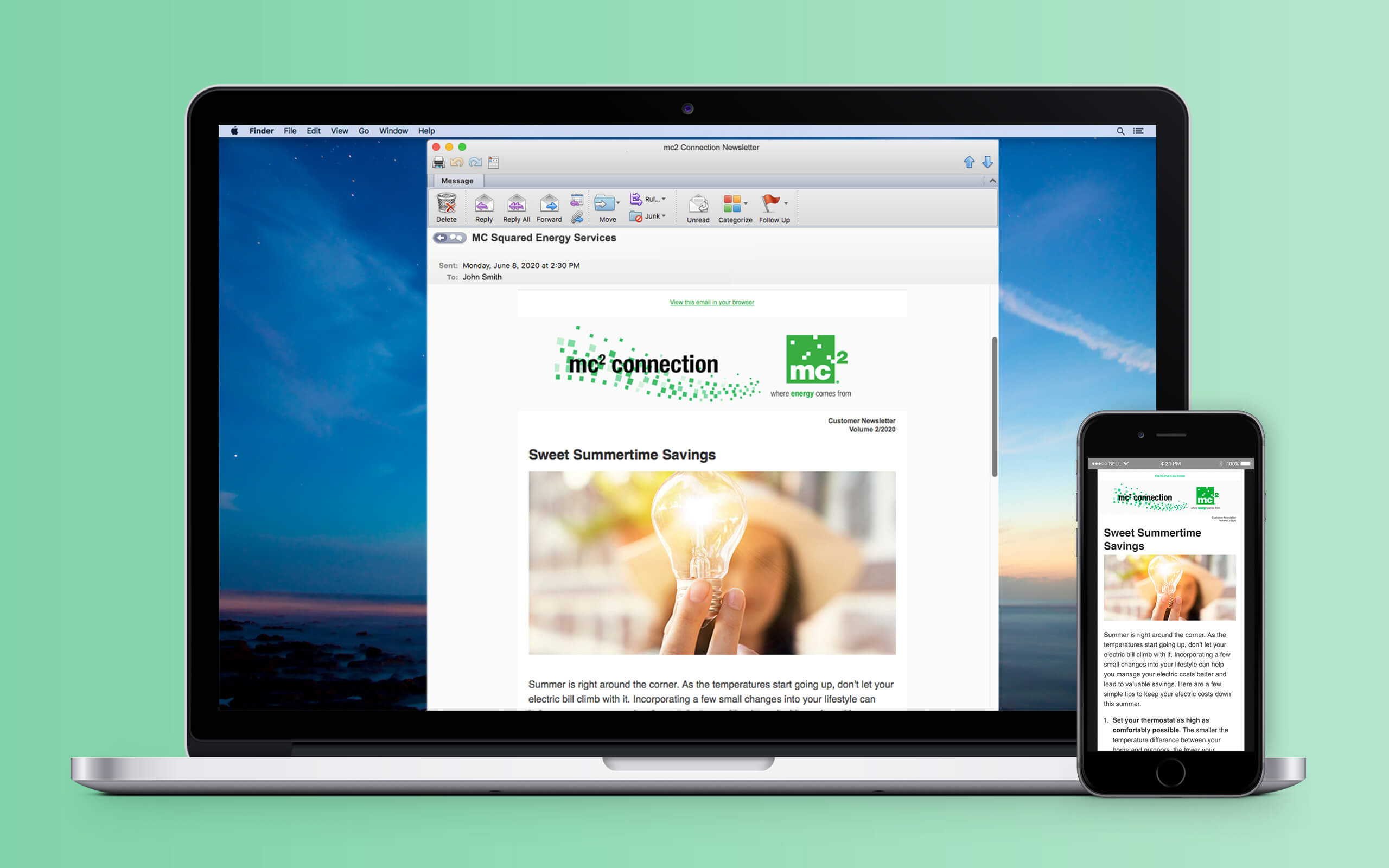MC Squared Energy Services Connection Email