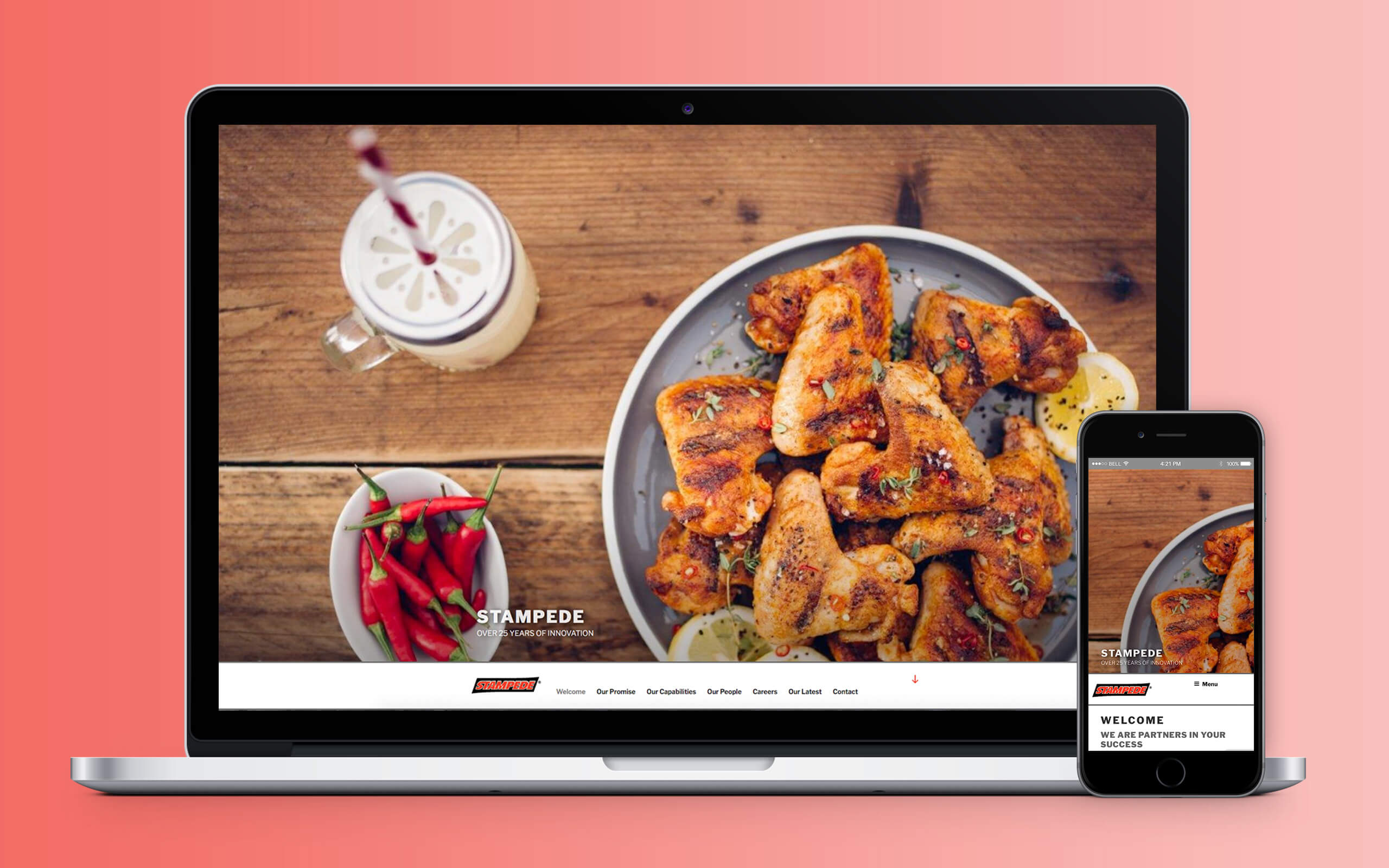 Stampede Meat Website Home