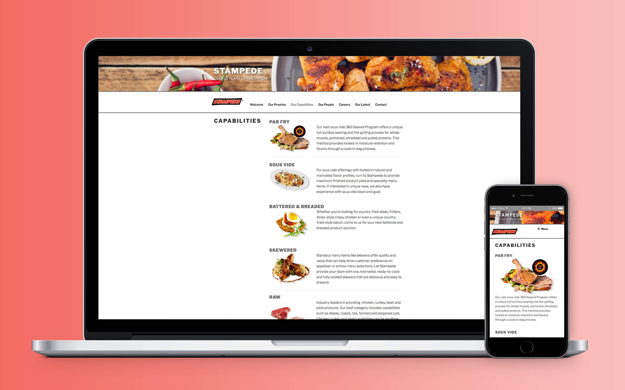 Stampede Meat Website Our Capabilities