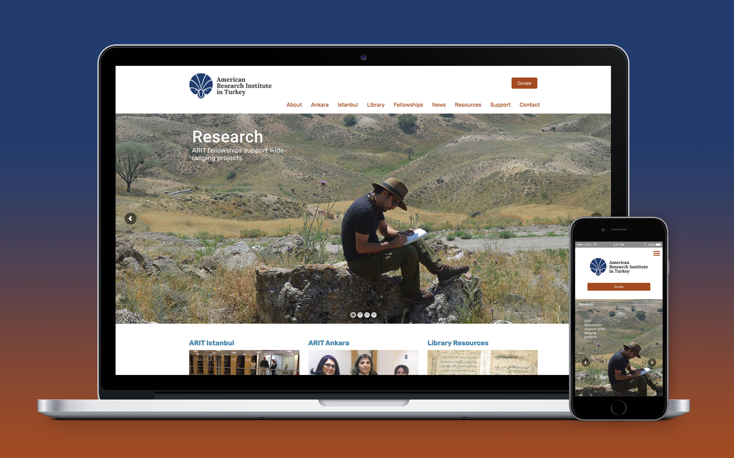 American Research Institute in Turkey Website